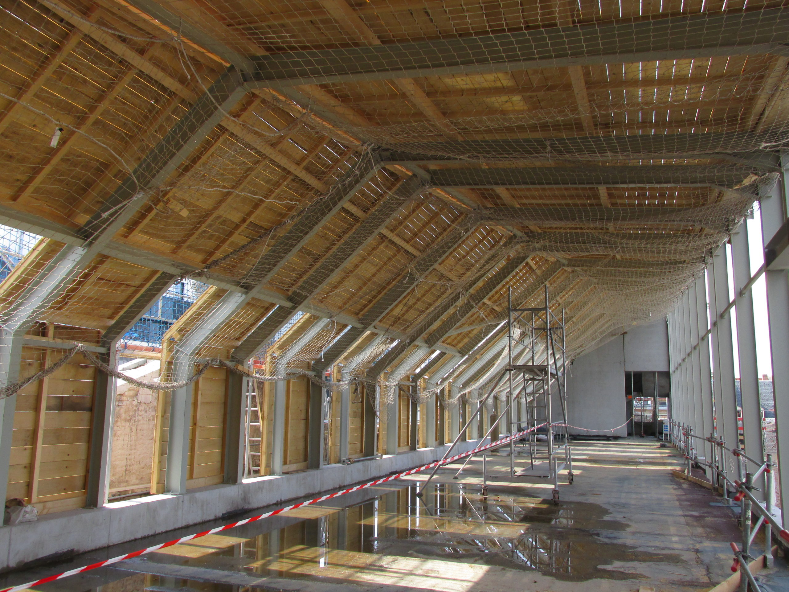 Rénovation en bois de la toiture du tribunal de Grande Instance de Strasbourg